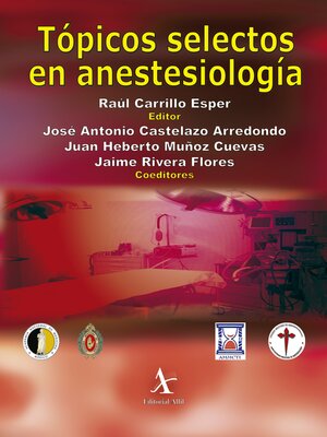 cover image of Tópicos selectos en anestesiología
